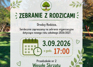 Wesołe Skrzaty - Przedszkole nr 2 w Mosinie|Zebranie z rodzicami
